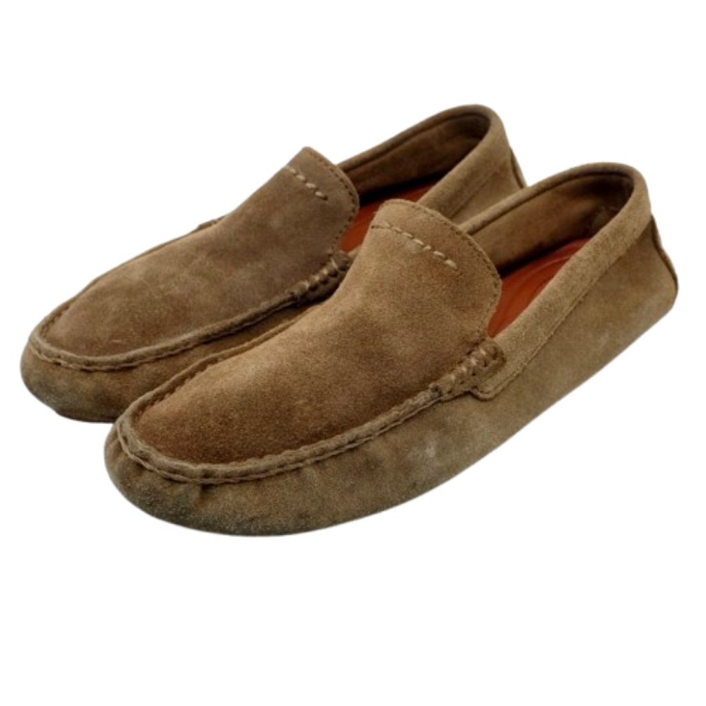 Ugg~Henrick~Men's Suede Tan Loafers Driving Shoes Size 7.5
